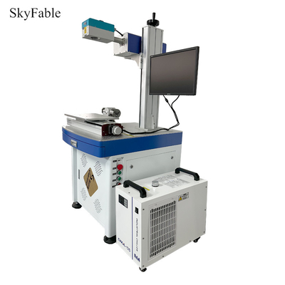 Single Phase 3D Fiber Laser Engraver 110V 220V 50 - 60Hz Input Laser Marking System
