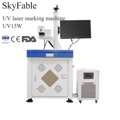 Good price 15W UV Laser Marking Machine PCB Plastic Headphones Crystal Laser Engraving Coding Machine online