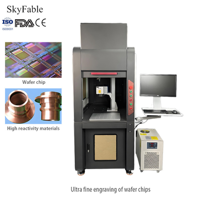Good price Picosecond Laser Marking Workstation For Wafer Chip 532nm 755nm 1064nm Wavelength online