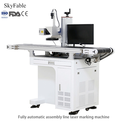 Good price Automatic Universal Visual Laser Marking Machine For Metal Plastic Ceramic Pollution Free online