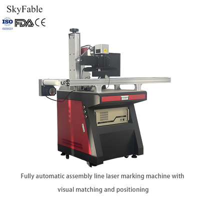 Good price Intelligent Vision Laser Marking Machine Electronic / Food Packaging Visual Laser Marker online