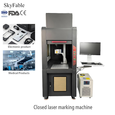 Good price High Speed Closed 20w Fiber Laser Marking Machine Supported File Formats AI online
