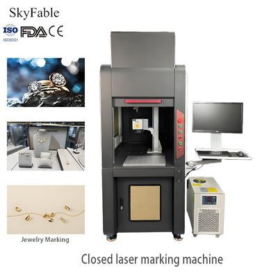Good price High Precision Closed Laser Marking Machine AC 220V 50Hz QR Code Laser Engraver Equipment online
