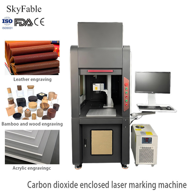 Good price Fully Automatic Closed Carbon Dioxide Laser Machine For Leather Wood Acrylic online