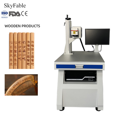 Good price High Precision CO2 Laser Marking Machine Graphic Format Cdr Repeatable Accuracy ±0.01mm online