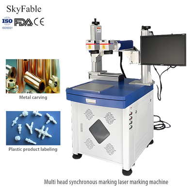 Good price Industrial Multi Axis Laser Marking Machine / Laser Engraver For Plastic And Metal online