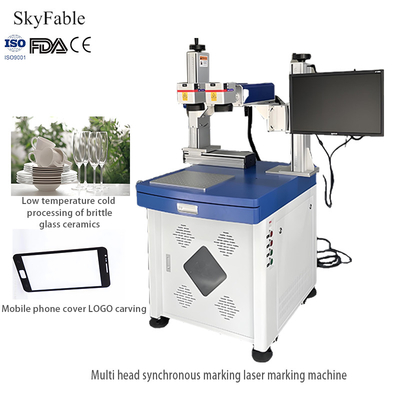 Good price Modular Dual UV Laser Marking Machine Mobile Phone Cover Logo Laser Engraving Machine online