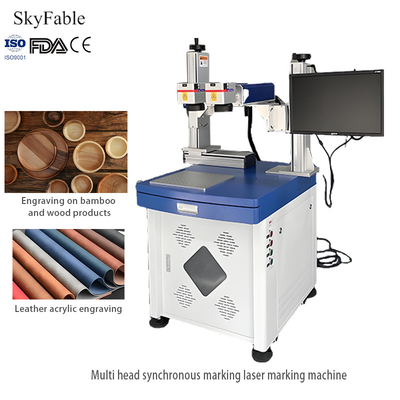 Bon prix Machine de marquage au laser à plusieurs axes en cuir acrylique en bois en ligne