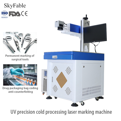 Good price Industrial UV High Speed Laser Marking Machine For Electronic Chip Medical Equipment online