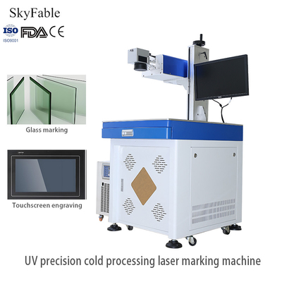 Contactless UV Laser Engraver Machine For Ceramic Glass Optical Lens LOGO Engraving