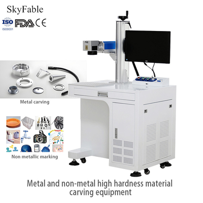 Good price 1064nm Fiber Laser Marking Machine Automatic Laser Marking And Engraving Machine online