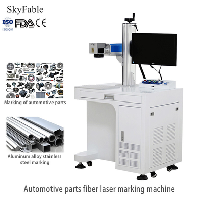 Good price Permanent Fiber Laser Marking Machine Aluminum Alloy SS Laser Engraving Machine online