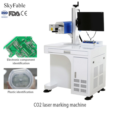 Good price Carbon Dioxide Precision Laser Marking Machine Electronic Component Identification Equipment online