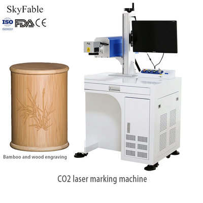 Good price Permanent Laser Marking Engraving Machine For Leather Fabric Bamboo And Wood Crafts online