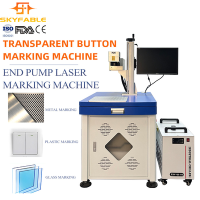Good price End Pump 20W Fiber Laser Etching Machine For Metal Plastic Glass online