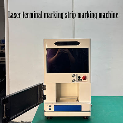 Good price Laser Marking Machine laser metal marking machine Terminal Strip White Strip Digital Plate Plastic Identification Marking Strip Engraving Industrial Printing and Marking Machine online